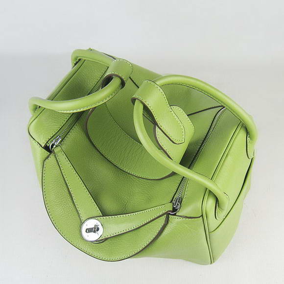 High Quality Replica Hermes Lindy 34CM Shoulder Bag Green - Click Image to Close